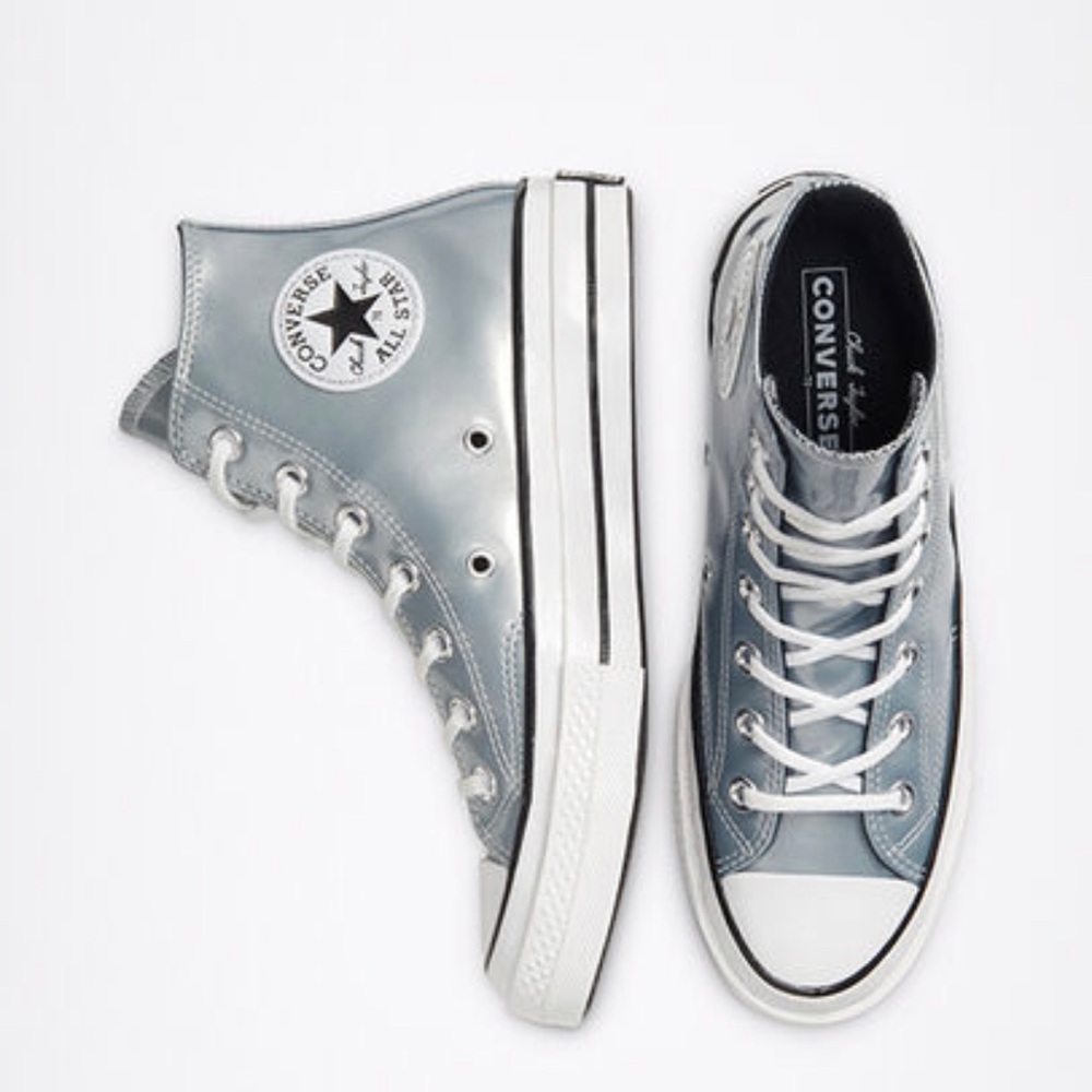 Silver Converse Sneakers